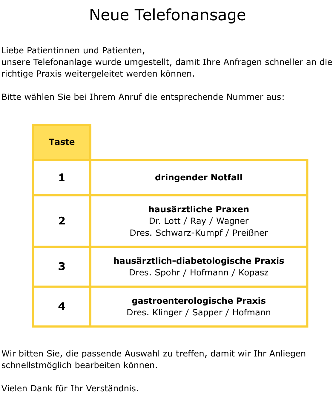 neue Telefonansage (2)